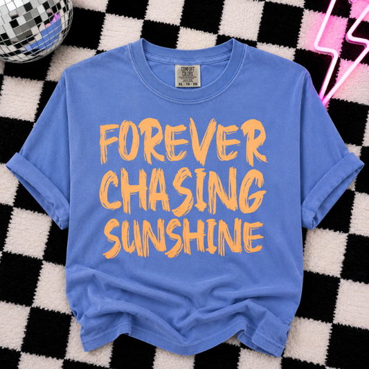 FOREVER CHASING SUNSHINE DTF TRANSFERS 11"- ADULT