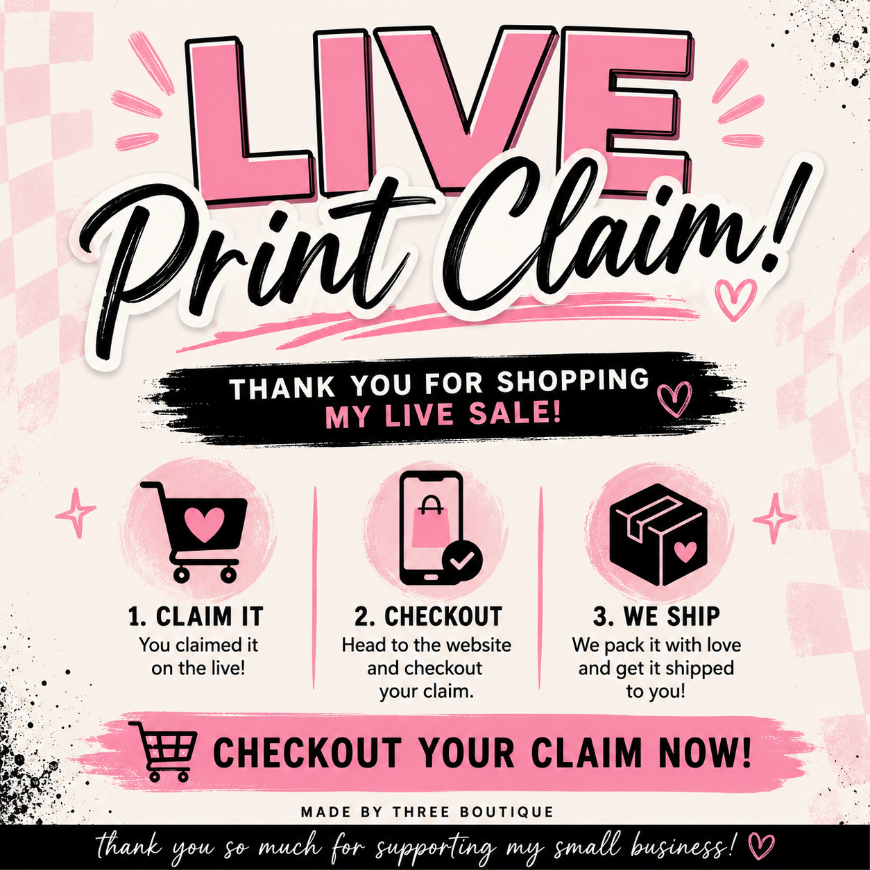 DTF LIVE CLAIM PRINTS