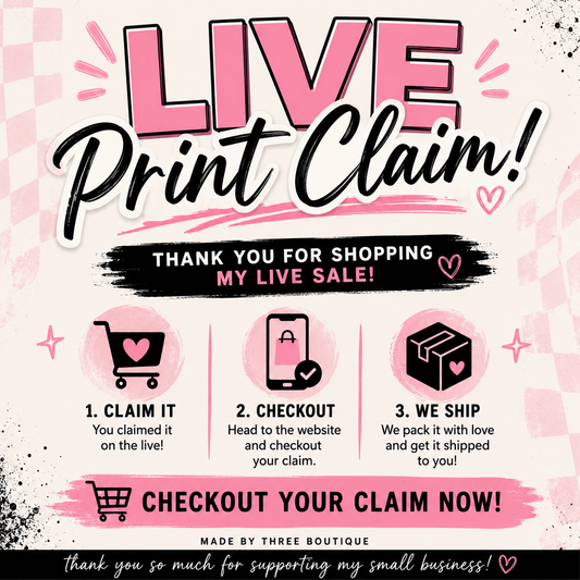 DTF LIVE CLAIM PRINTS